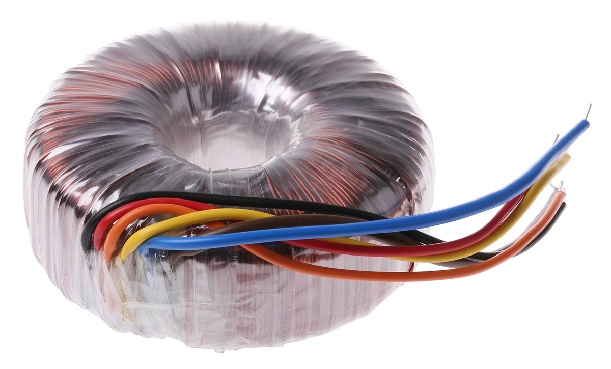 RS PRO 230V ac, 2 x 30V ac Toroidal Transformer, 160VA 2 Output