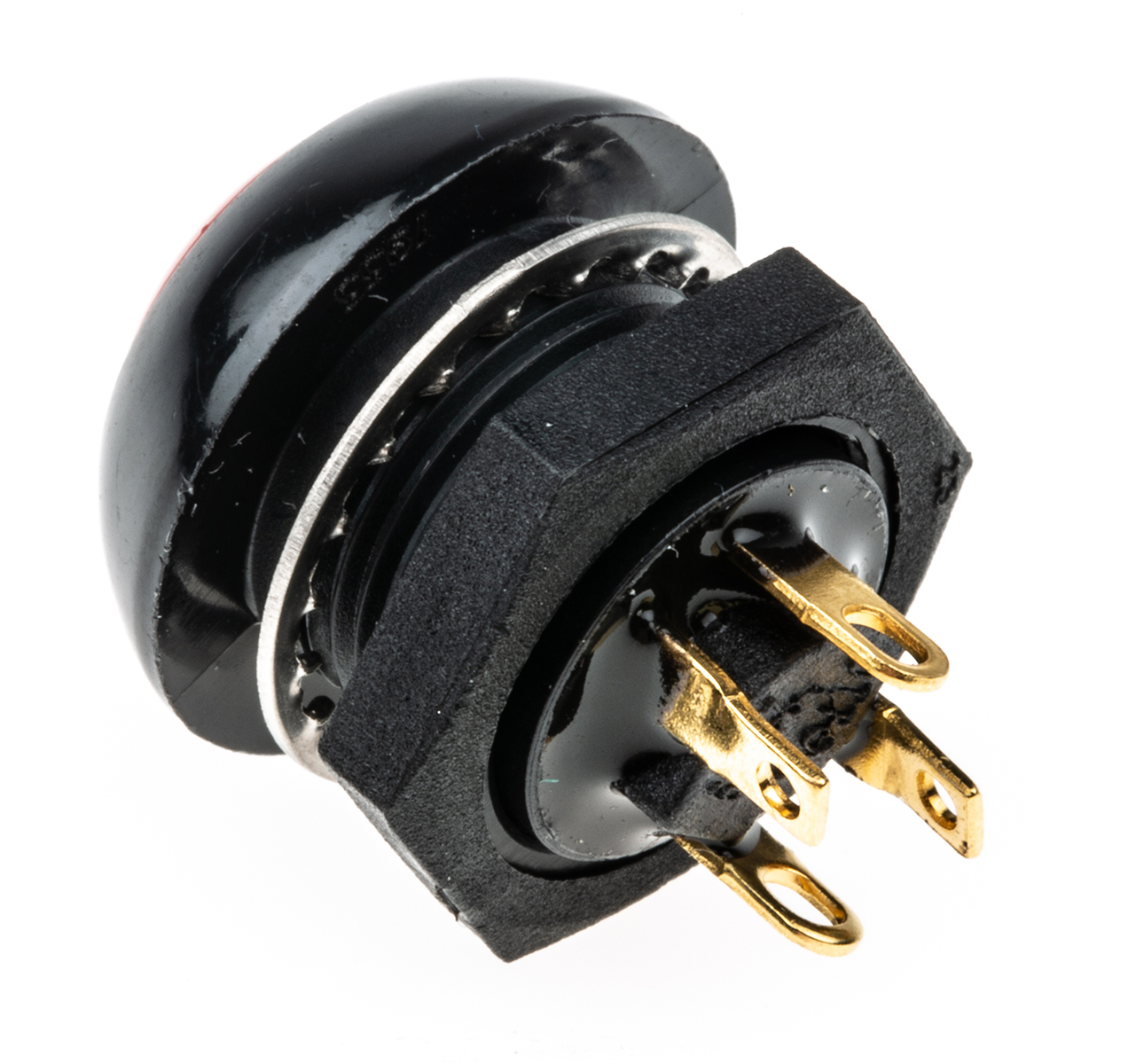 Otto Push Button Switch, Momentary, Panel Mount, DPST, 28V dc