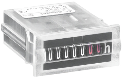 Crouzet CHM15 Hour Meter, 7 Digit Mechanical, 35 V dc