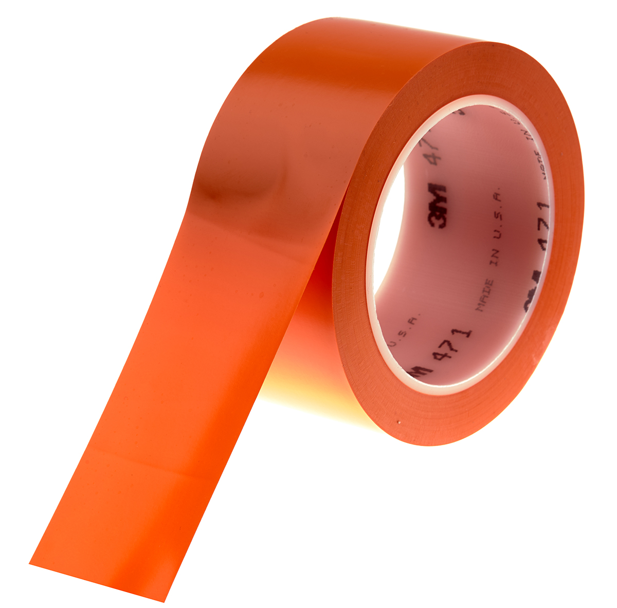 3M 471 Orange PVC 33m Lane Marking Tape, 0.14mm Thickness "None"