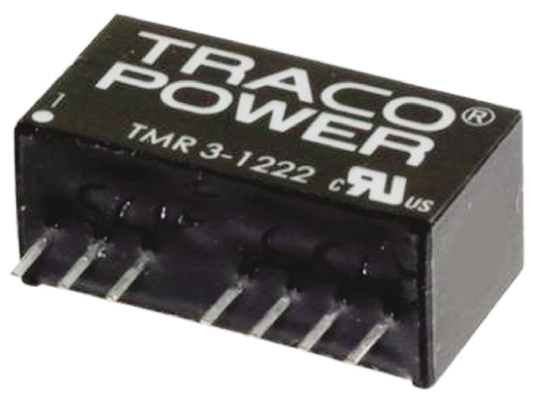 TRACOPOWER TMR 3HI DC-DC Converter, ±5V dc/ ±300mA Output, 9 → 18 V dc Input, 3W, Through Hole, +85°C Max Temp