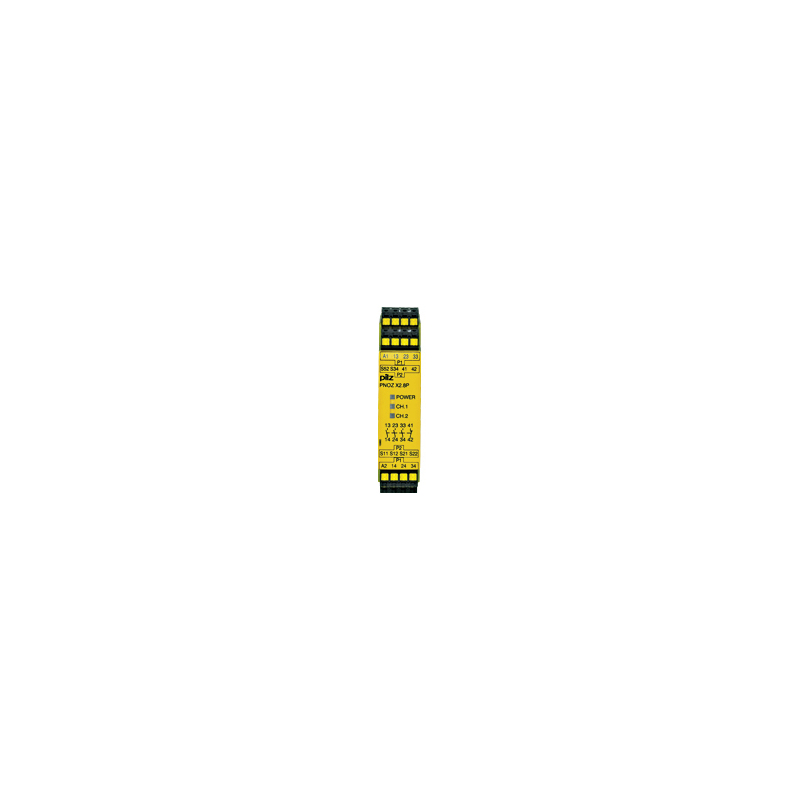 Pilz 787301 1 Auxiliary Contacts Safety Relay 24V ac/dc, Single/Dual-Channel 3 Safety Contacts