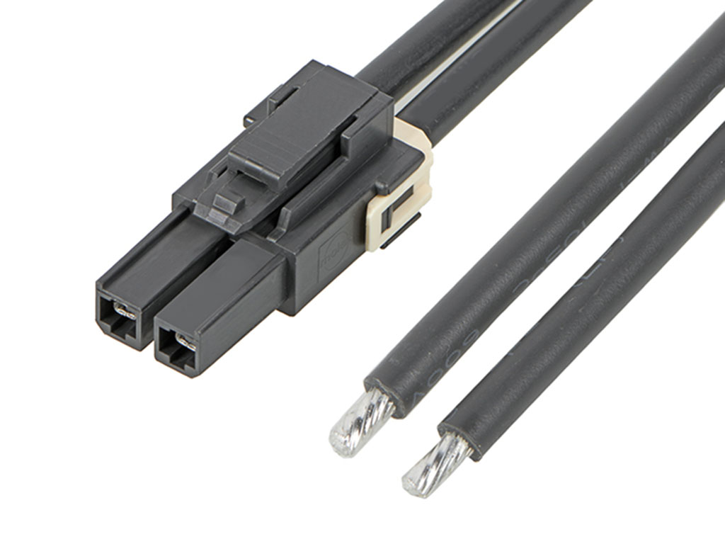 Molex 3 Way Female Mega-Fit Unterminated Wire to Board Cable, 150mm