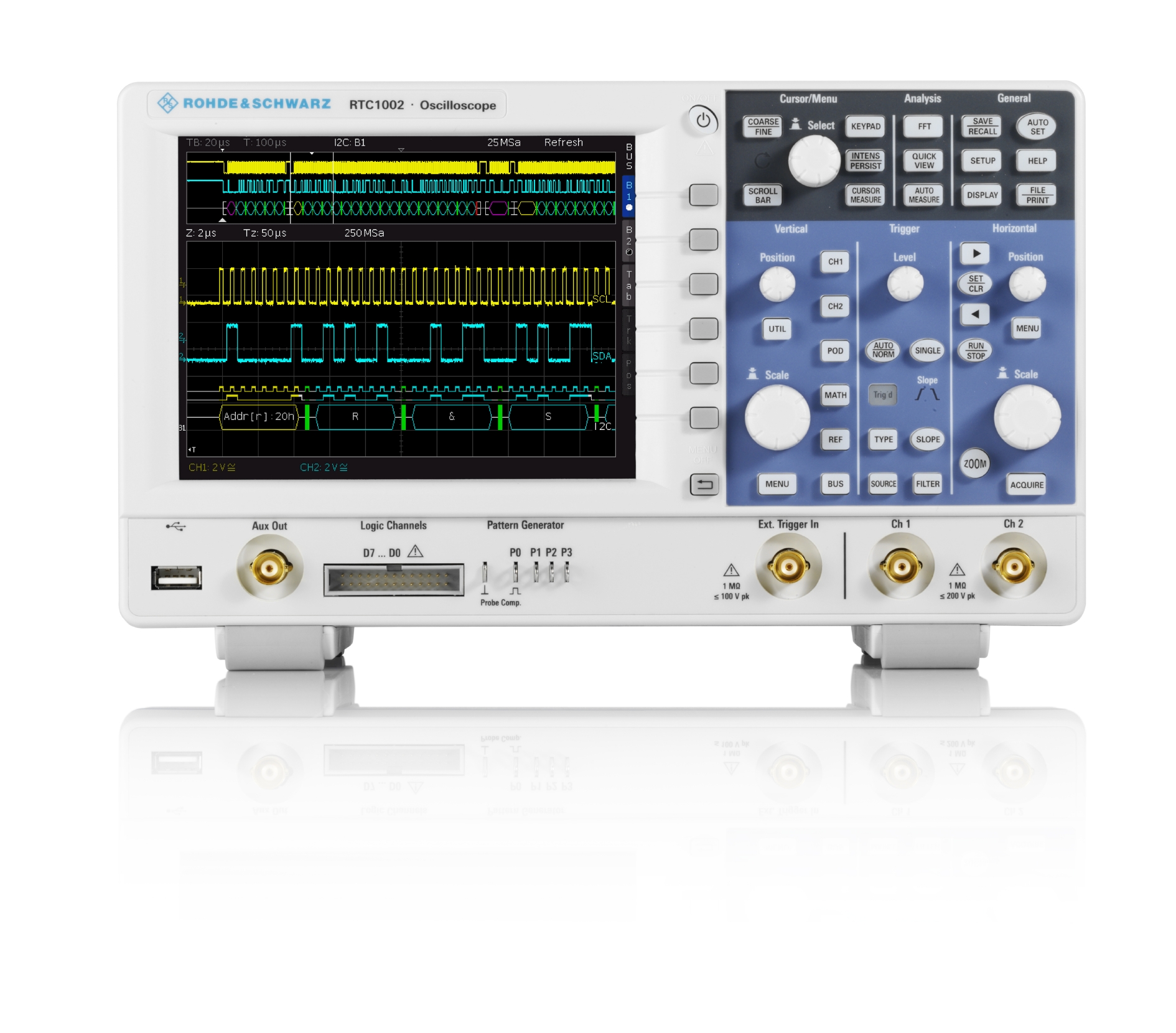 Rohde & Schwarz RTC-BNDL RTC1000 Series, 300MHz Bench Oscilloscope Bundle, 2 Analogue Channels - UKAS Calibrated