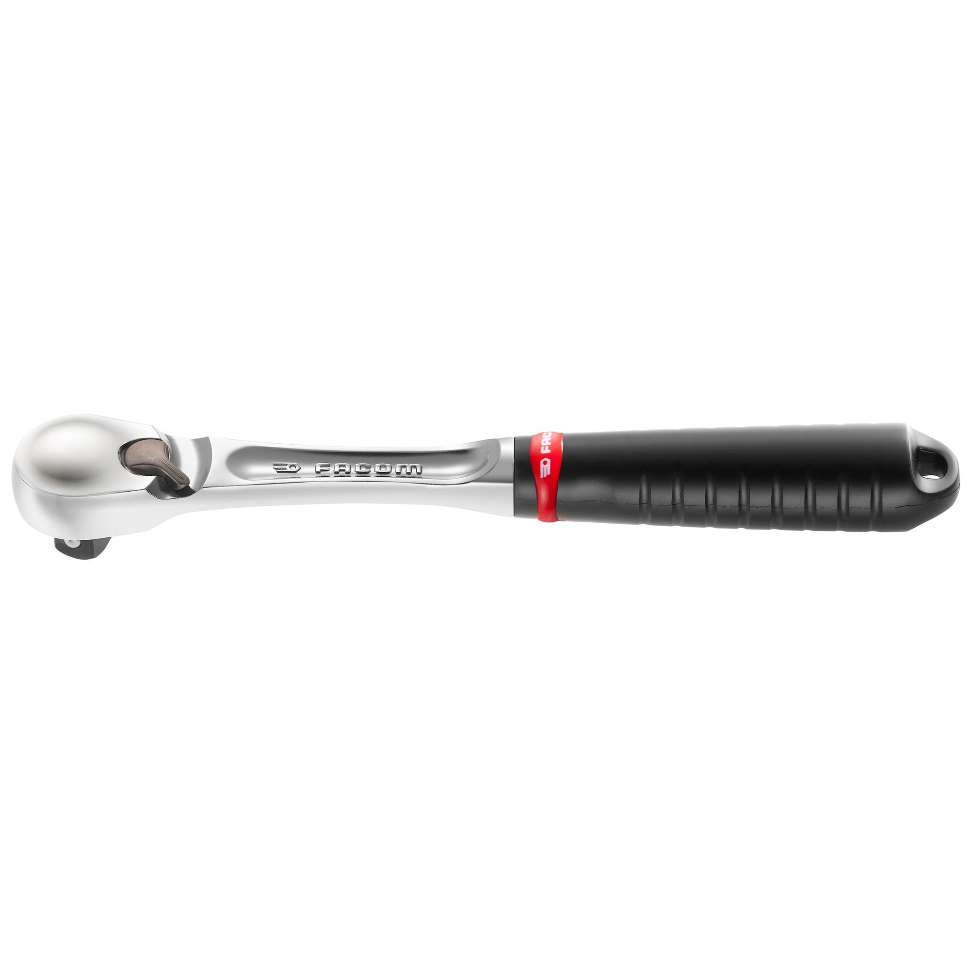 Facom SL.161 1/2 in Square Ratchet with Bi-material Elastomer Handle, 262 mm Overall