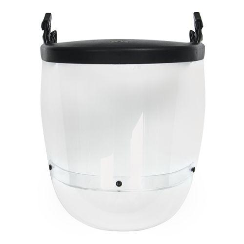 JSP Clear Acetate Visor with Brow, Chin Guard , Resistant To Flying Particles, Liquids