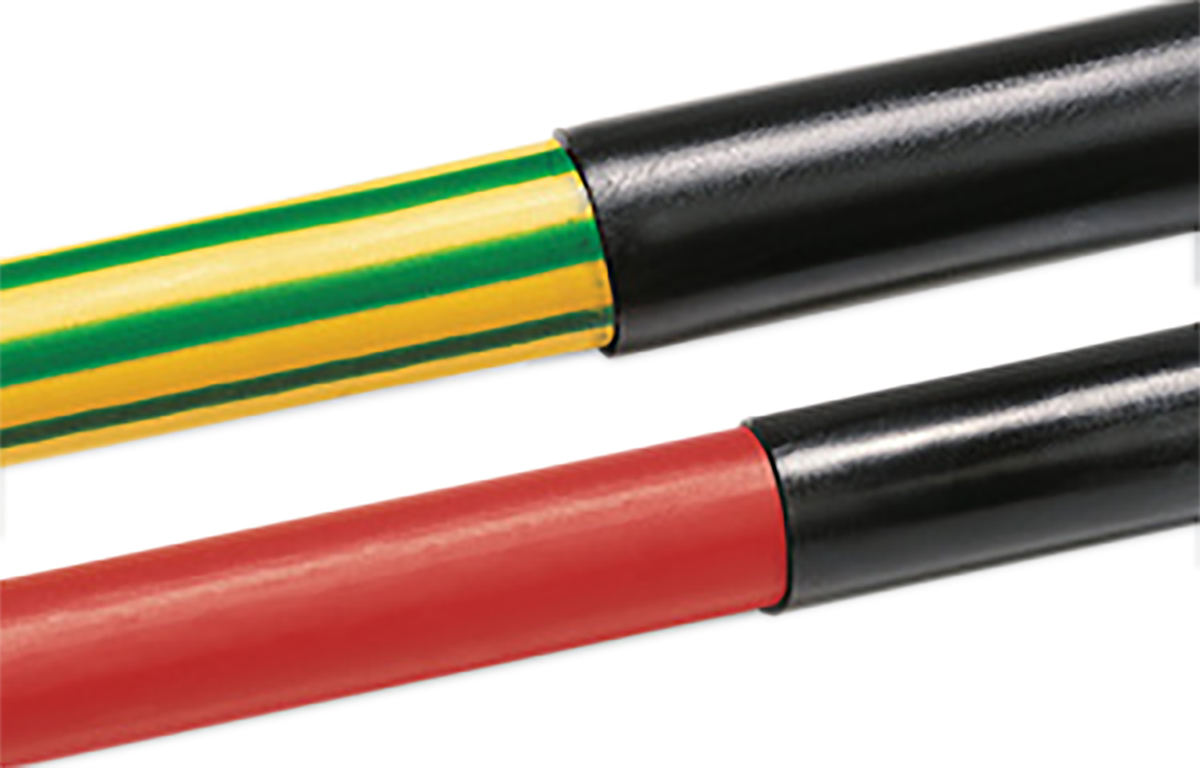 HellermannTyton Adhesive Lined Heat Shrink Tubing, Black 8mm Sleeve Dia. x 1.2m Length 4:1 Ratio, TA42 Series