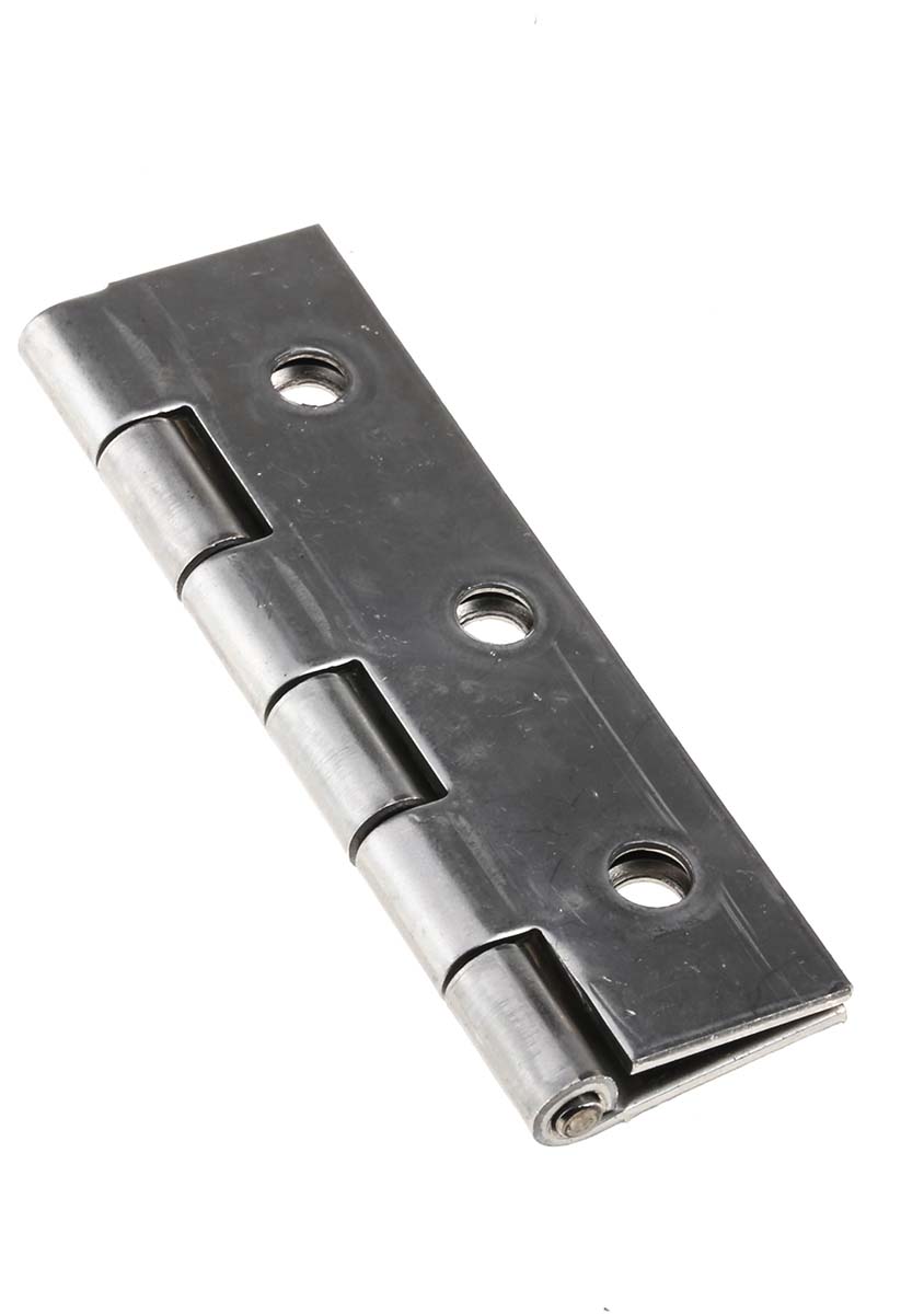 Pinet Stainless Steel Butt Hinge, 75mm x 40mm x 1.5mm