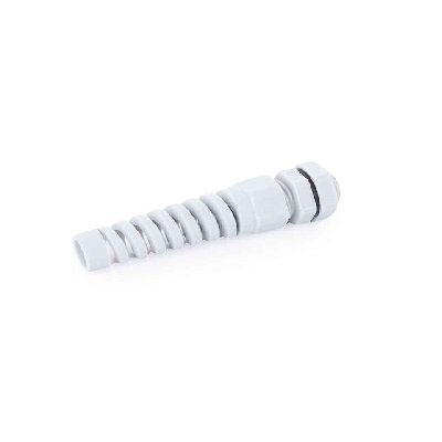 RS PRO Light Grey Nylon Cable Gland, M20 Thread, 6mm min., 11mm max., IP68