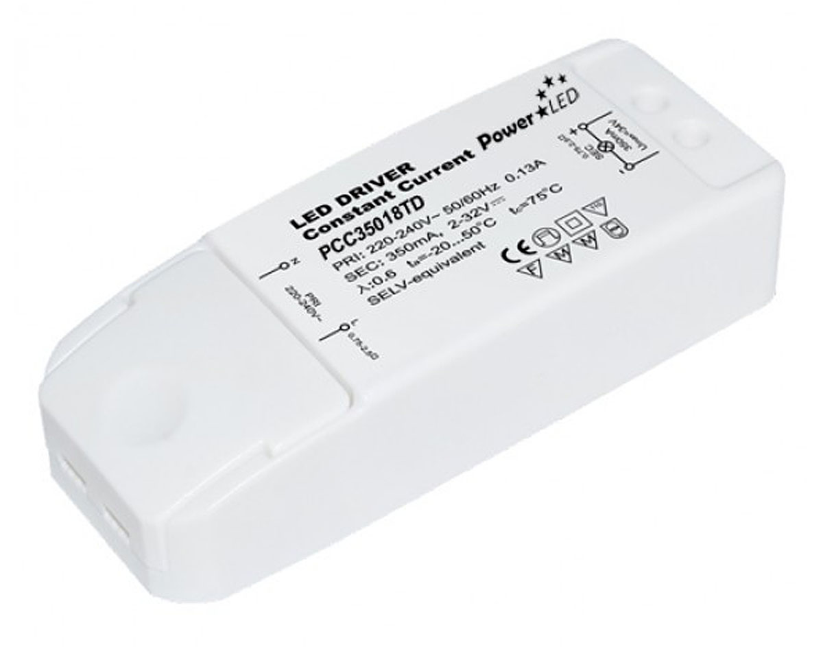 PowerLED LED Driver, 2 → 34V Output, 12W Output, 350mA Output, Constant Current