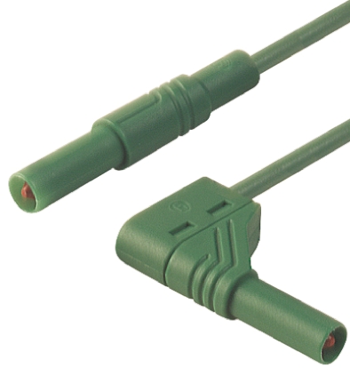 Hirschmann Test & Measurement, 32A, 1000V ac/dc, Green, 1m Lead Length