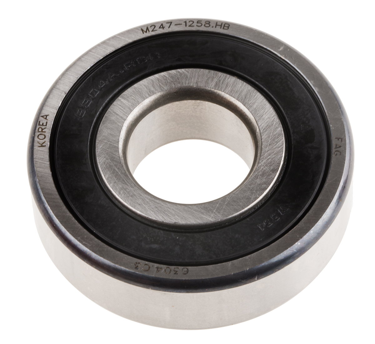FAG 6304-C-2HRS-C3 1 Row Ball Bearing - 20 mm ID, 52 mm OD