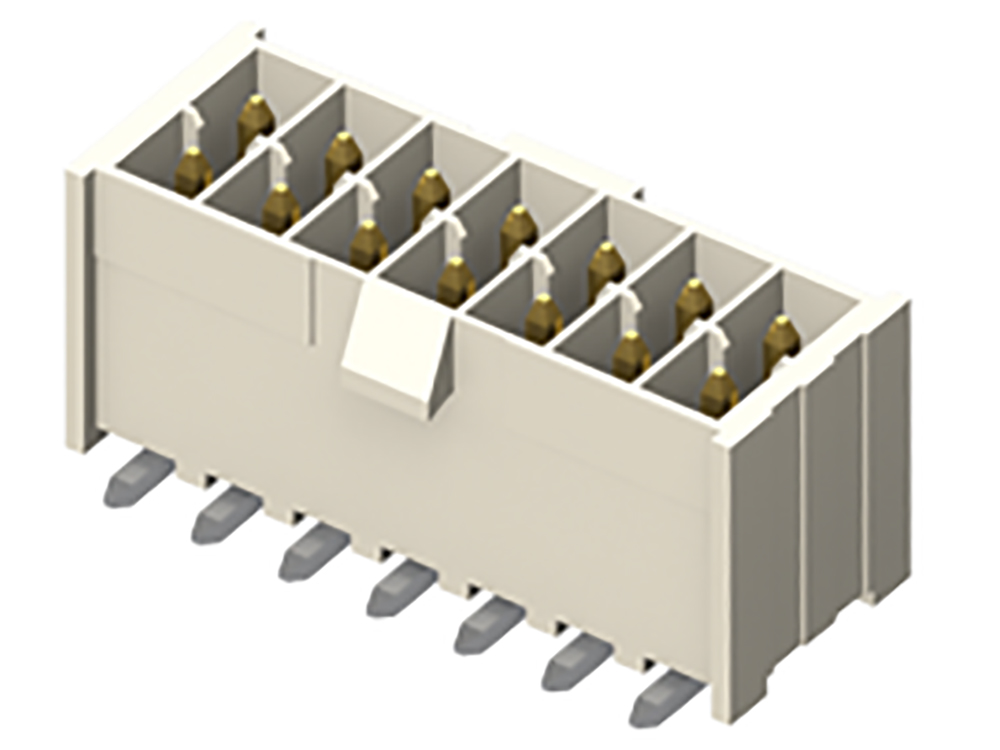 Samtec IPL1 Series Straight Surface PCB Header, 3 Contact(s), 2.54 mm Pitch, 1 Row, Shrouded