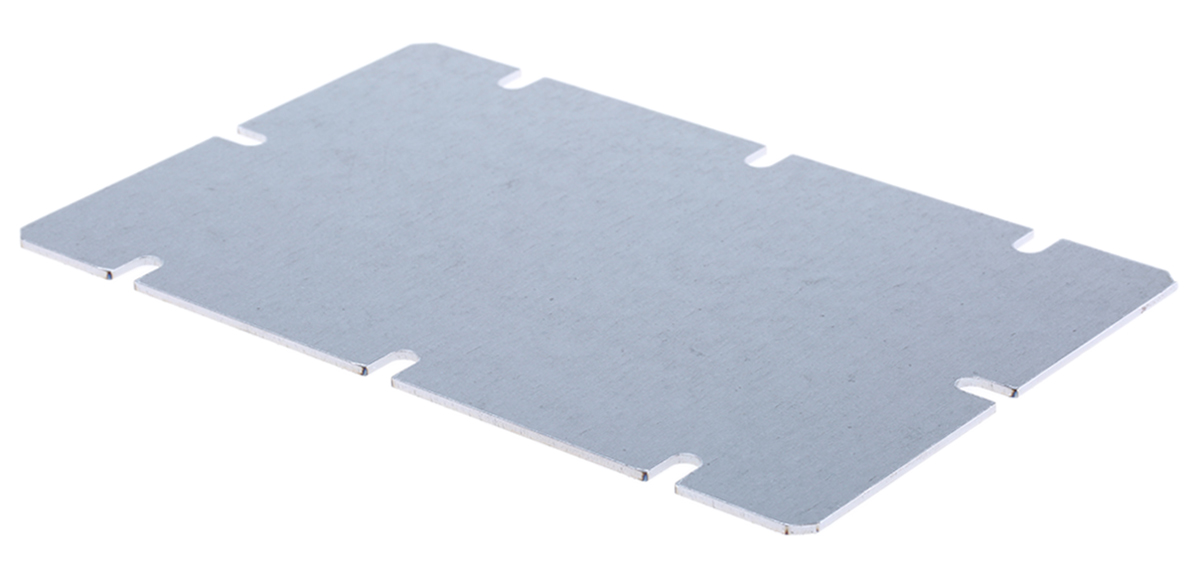 Fibox Steel Mounting Plate, 1.5mm H, 98mm W, 148mm L for Use with MNX Series