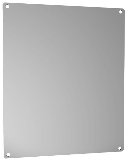 Hammond PJ Series Steel Mounting Plate, 45mm H, 377mm W, 428mm L for Use with PCJ181610L