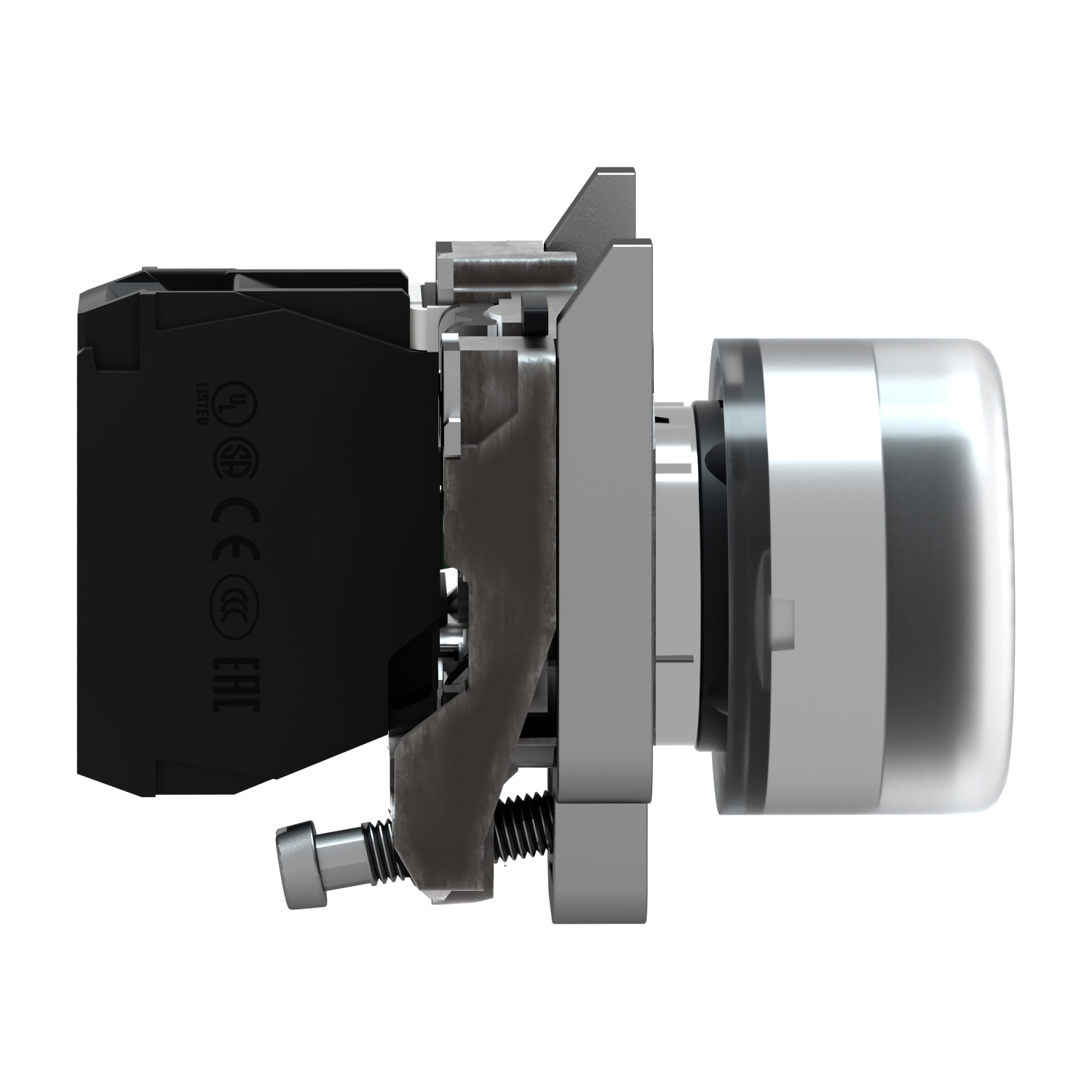 Schneider Electric Harmony XB4 Series Push Button, Panel Mount, 22mm Cutout, SPST, IP66, IP67