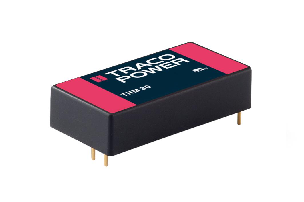TRACOPOWER THM 30 DC-DC Converter, 12V dc/ 2.5A Output, 9 → 18 V dc Input, 30W, Through Hole, +80°C Max Temp