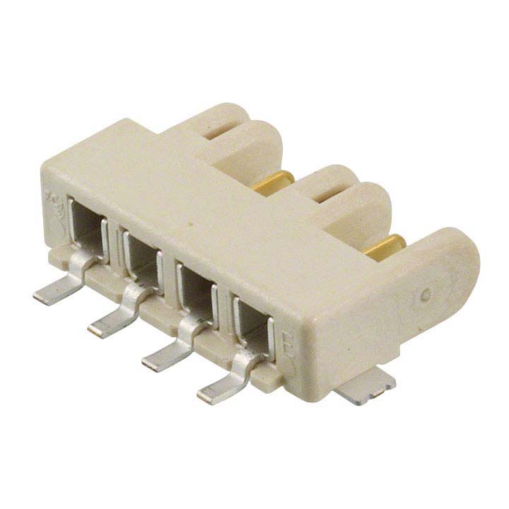 Amphenol Communications Solutions RotaConnect Series Right Angle Surface PCB Header, 4 Contact(s), 3 mm Pitch, 1 Row,