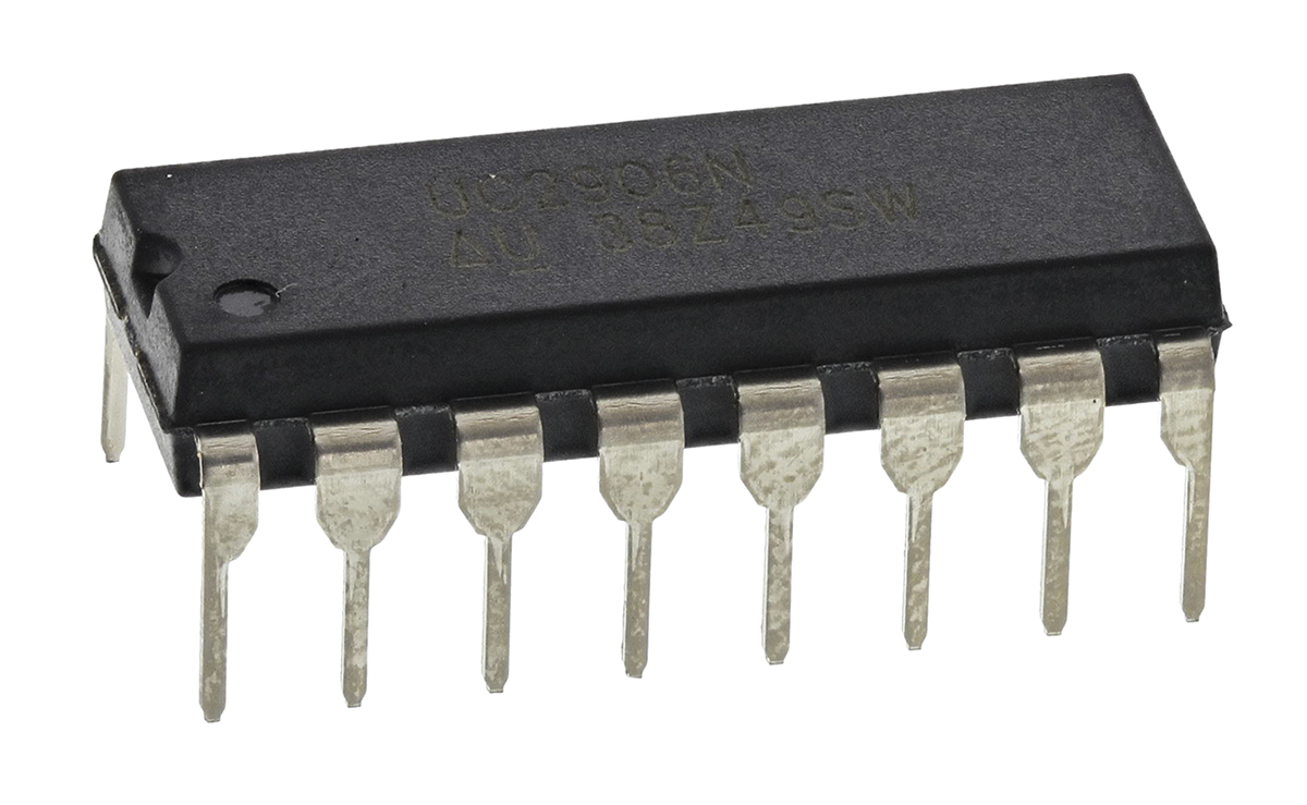 Texas Instruments UC2906N, Battery Charge Controller IC Lead Acid 40 V Input 40 V Output 25 mA, PDIP 16-Pin