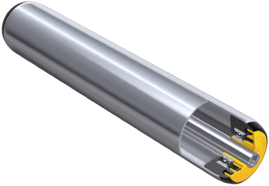 Interroll Round Conveyor Roller Female 60mm Dia. x 950mm L, 3000N Load Capacity, 960mm Overall Length