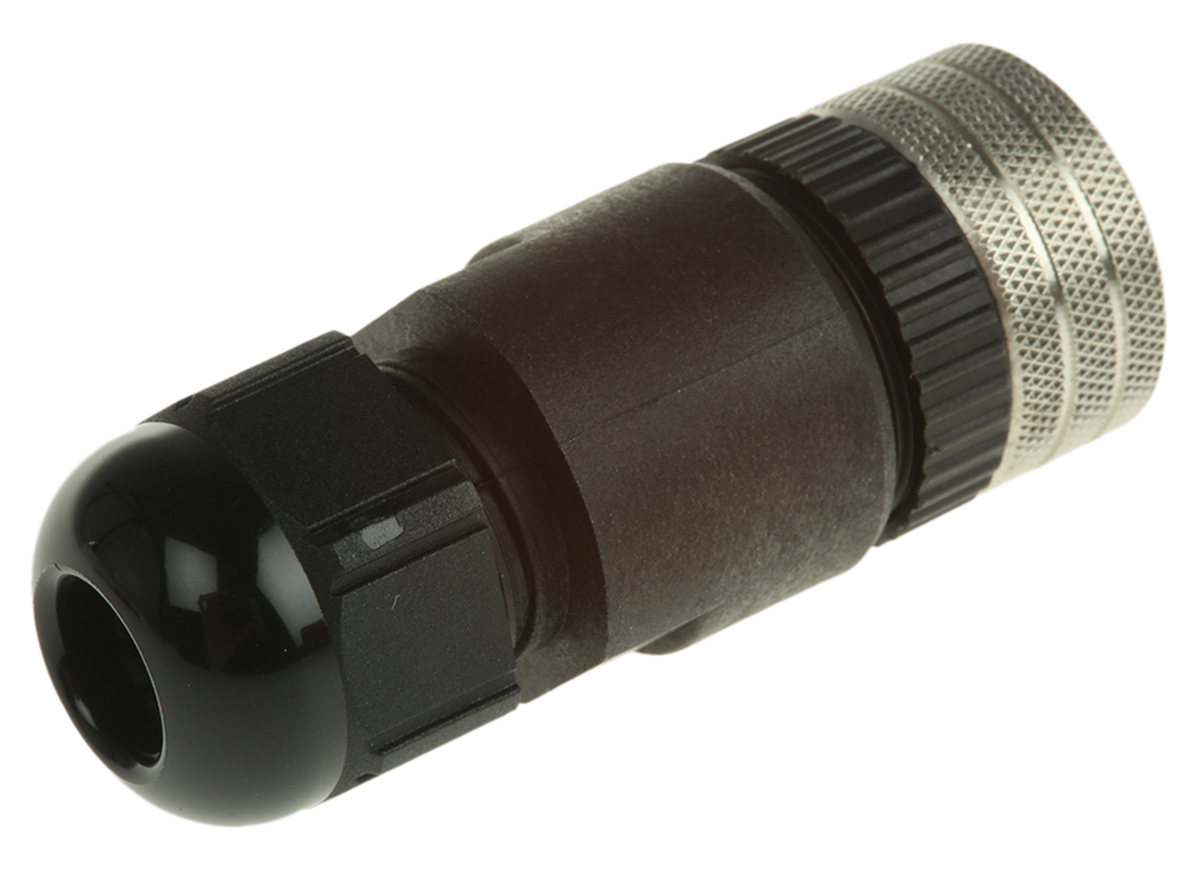 Brad from Molex Circular Connector, 4 Contacts, Cable, M12 Connector, Socket, Female, IP67, Micro-Change Series