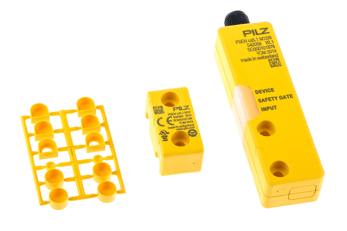 Pilz Transponder Non-Contact Safety Switch, 24V dc, Glass filled Polyamide (PA-GF) Housing, M12