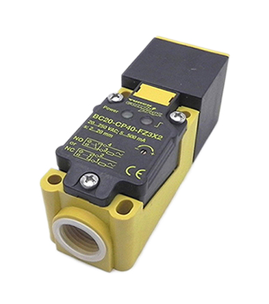 Turck Capacitive Block Proximity Sensor, 20 mm Detection, 2-Wire NO/NC, 20 → 250 V ac