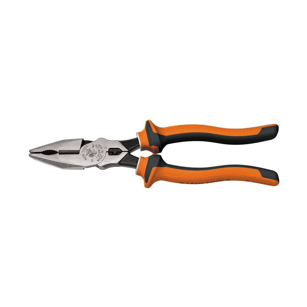 Klein Tools Combination Pliers, 222 mm Overall, Straight Tip, 45mm Jaw