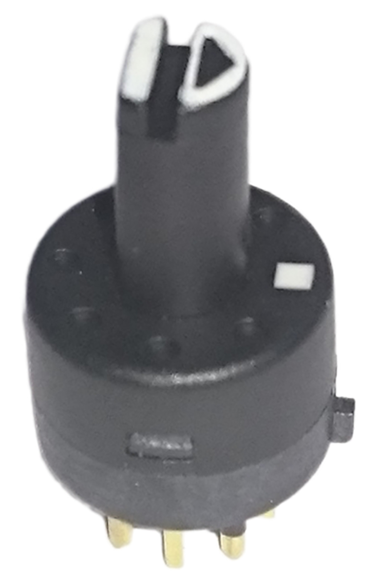 Lorlin, 8 Position SP8T Rotary Switch, 500 mA, PCB Pin