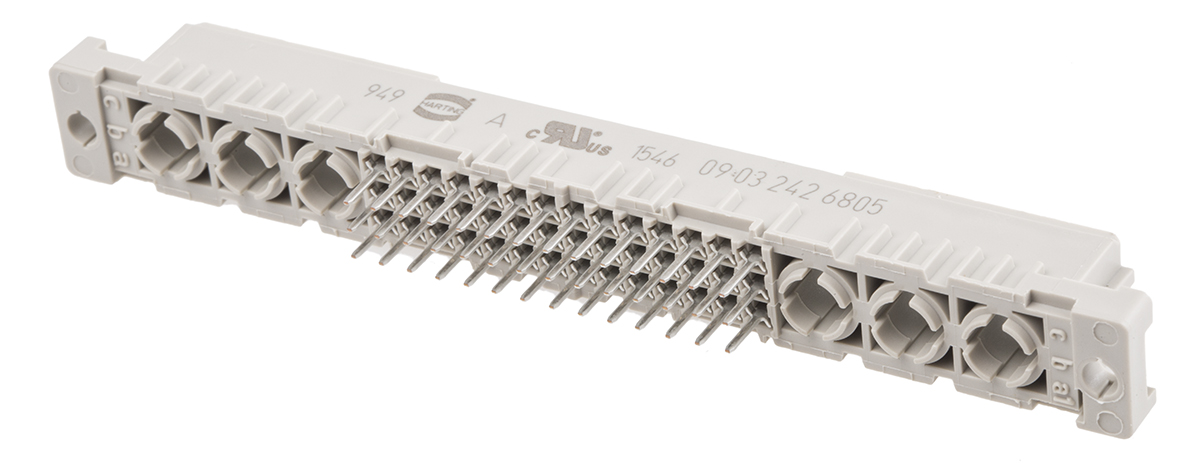 HARTING 42 + 6 Way, Type M Class C2, Straight DIN 41612 Connector, Socket