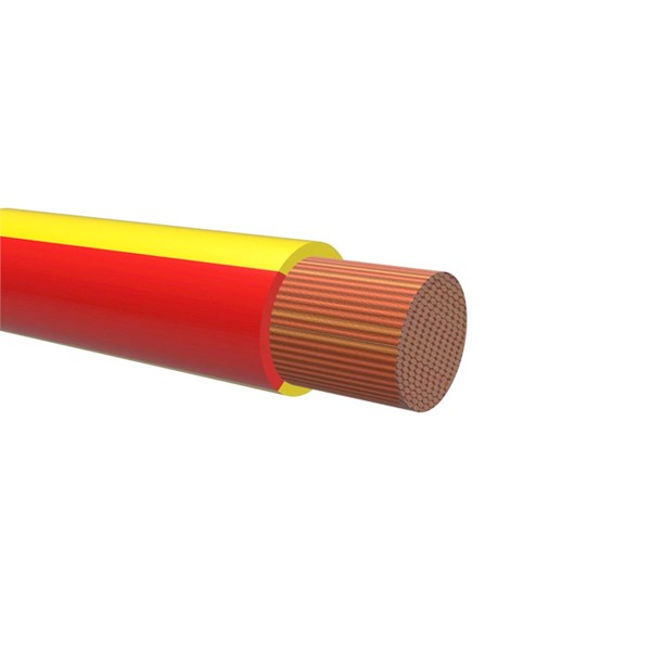 NEMIQ 50995 Series Red/Yellow 2.5 mm² Hook Up Wire, 1, 100m, PVC Insulation, 50995-20-100