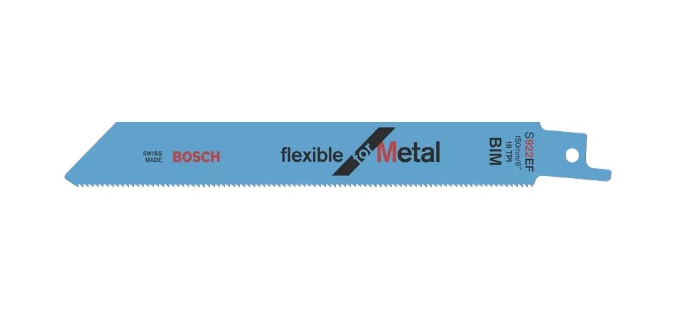 Bosch, 18 Teeth Per Inch Plastic 100mm Cutting Length Reciprocating Saw Blade, Pack of 5