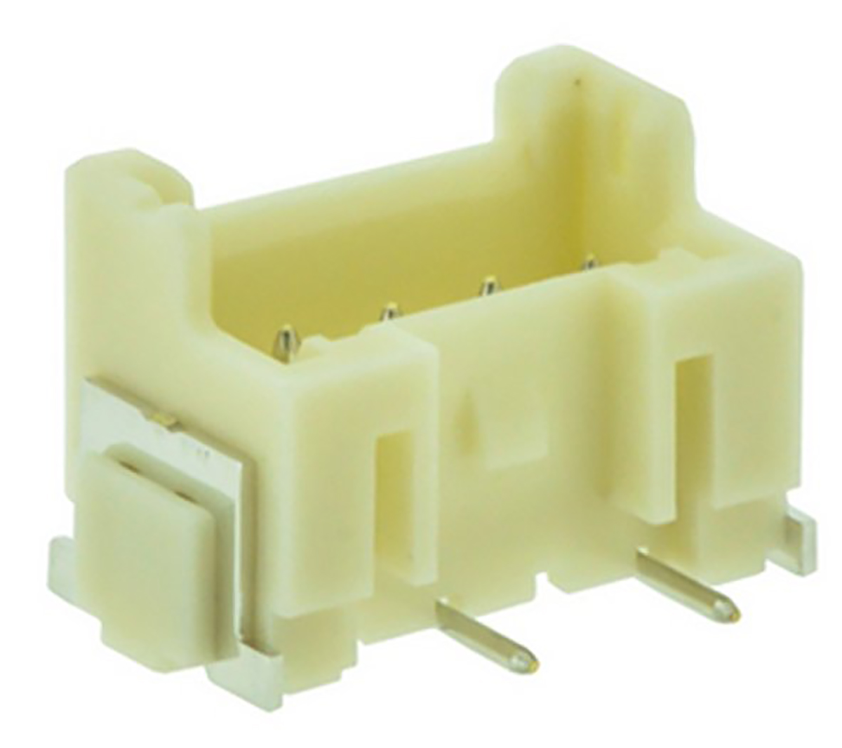 JST XA Series Straight Surface PCB Header, 4 Contact(s), 2.5 mm Pitch, 1 Row, Shrouded