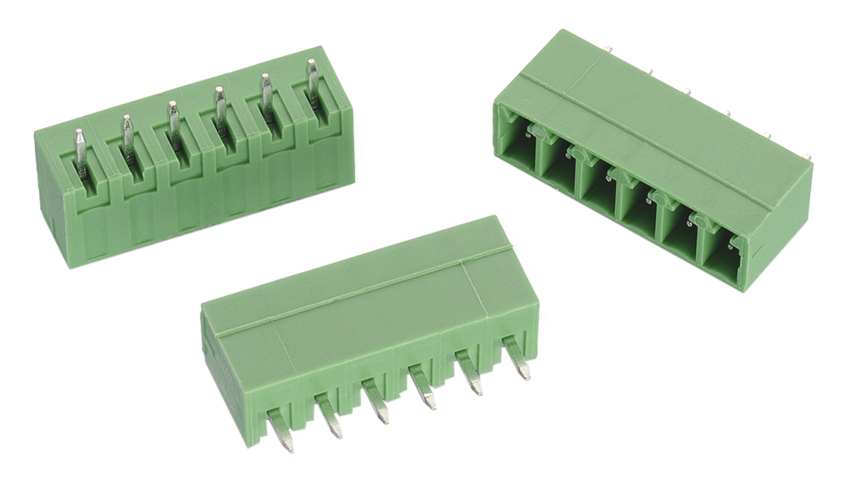 Wurth Elektronik, 3.81mm Pitch, 321, 3 Way, Pluggable Terminal Block, Header, Through Hole, Solder Termination,