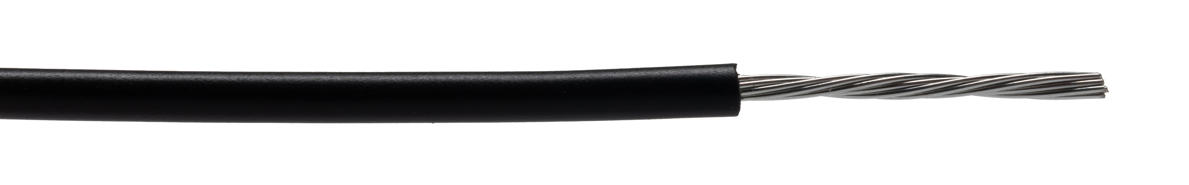 RS PRO Black 20AWG Hook Up Wire, 20AWG, 10/0.25mm, 305m, PVC Insulation