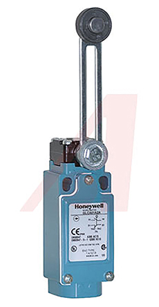 Honeywell GLC Series Roller Lever Limit Switch, NO/NC, IP66, SPDT, Die Cast Zinc Housing, 600V ac Max, 10A Max