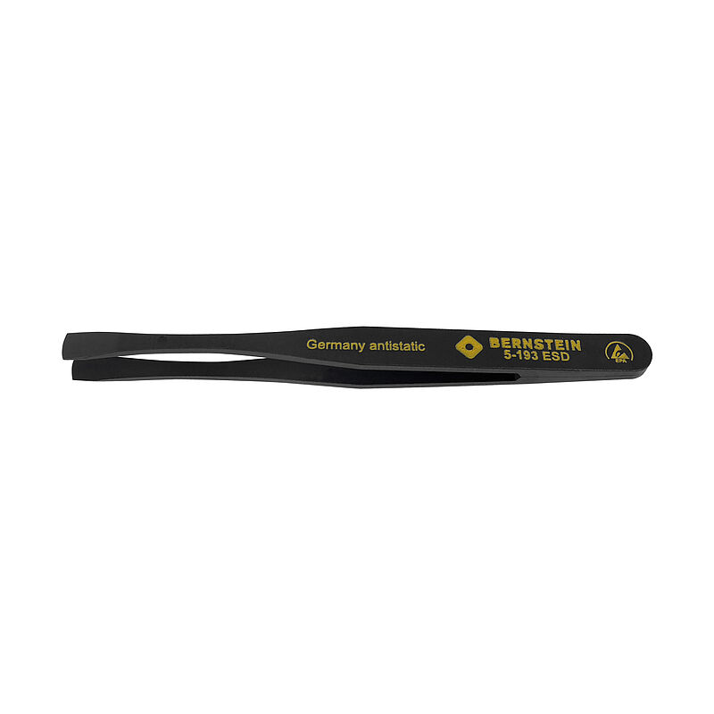 Bernstein 120 mm, Plastic, Flat, ESD Tweezer