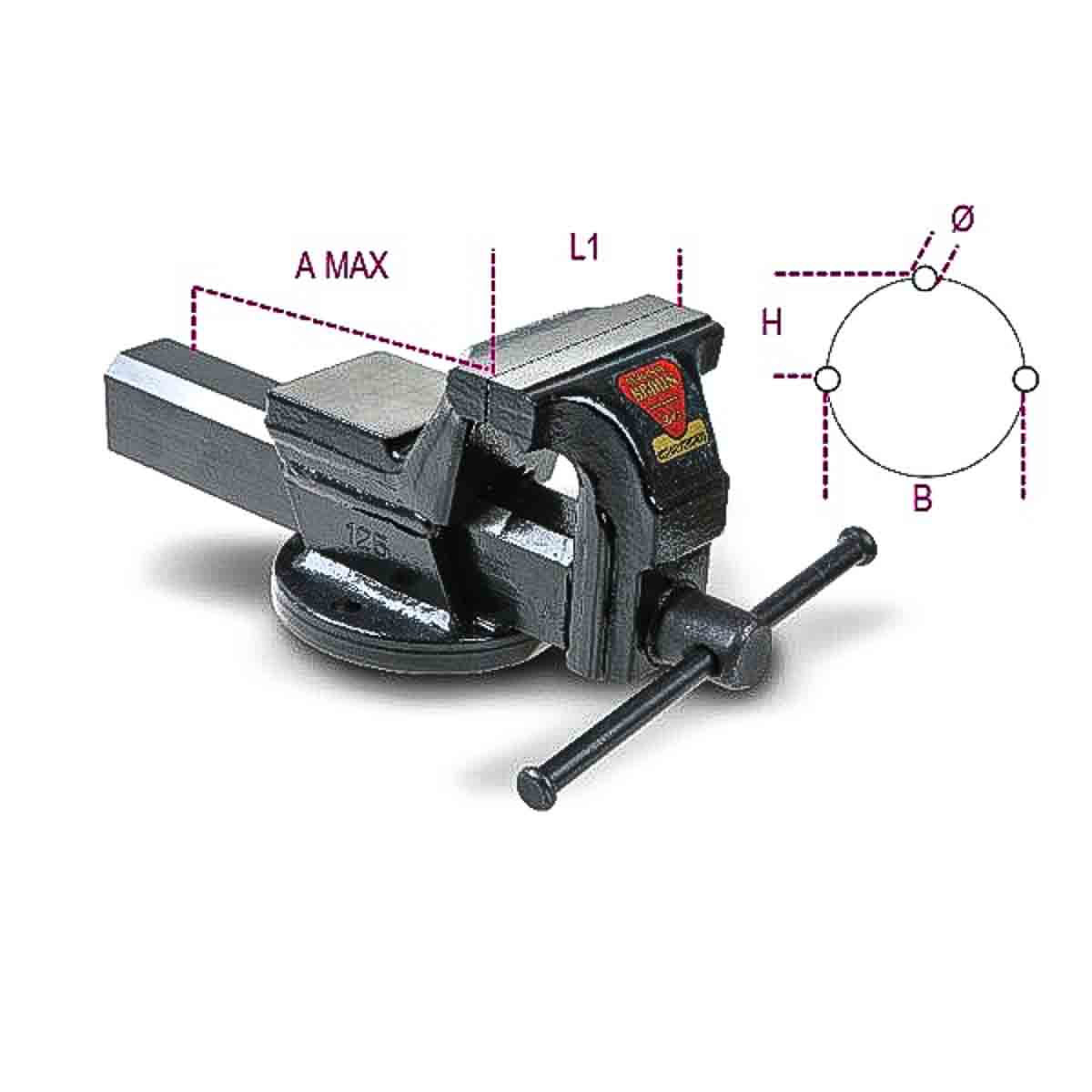 BETA Bench Vice x 62mm 150mm x 200mm, 21kg