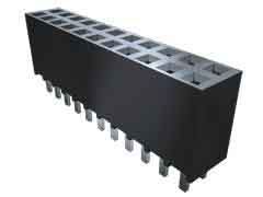 Samtec SSW Series Straight Through Hole Mount PCB Socket, 4-Contact, 2-Row, 2.54mm Pitch, Solder Termination