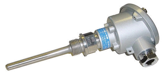 Reckmann PT100 RTD Sensor, 6mm Dia, 100mm Long, G1/2, +400°C Max