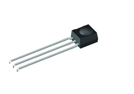 Vishay TSOP34338, 38kHz IR Receiver, 950nm ± 45, 45m Range