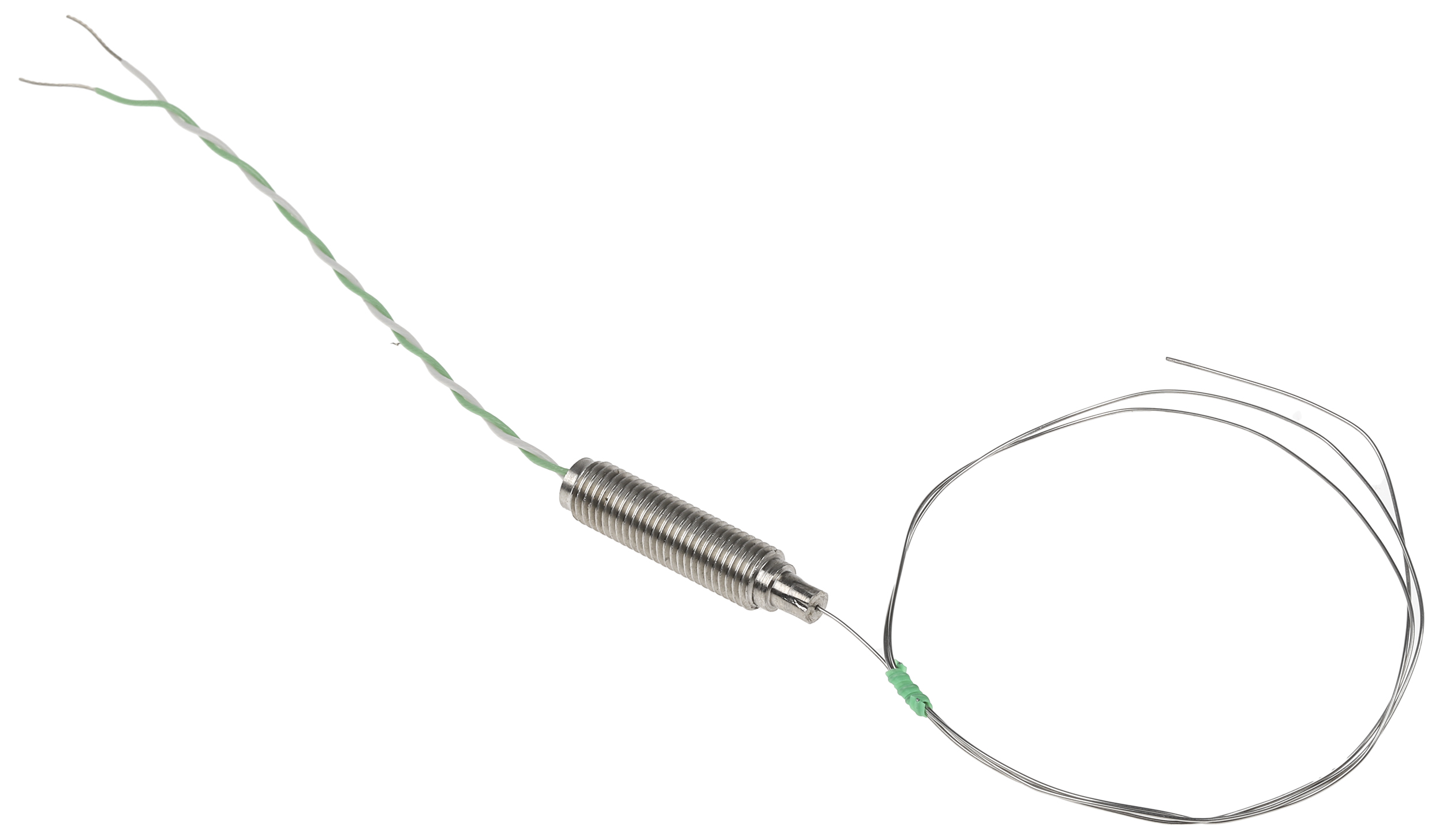 RS PRO Type K Mineral Insulated Thermocouple 500mm Length, 0.5mm Diameter → +750°C