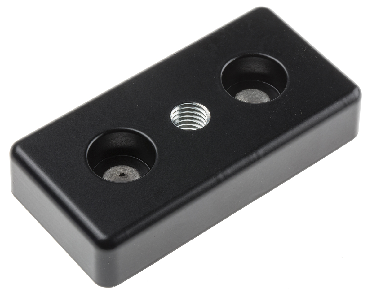 RS PRO M10, M8 Thread Base Plate, 8mm Groove