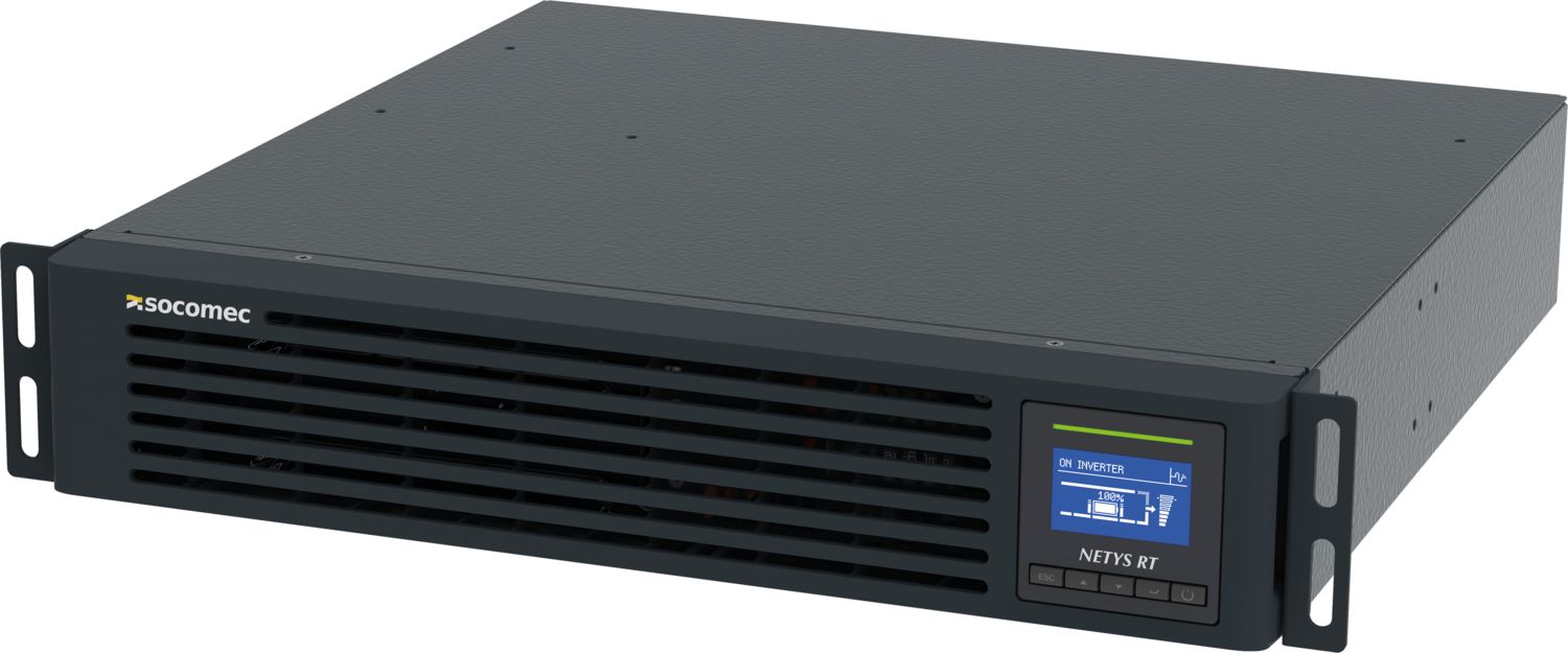 Socomec 230V Input Rack Mount, Stand Alone UPS, 1000VA (1kW), NRT4-U010B