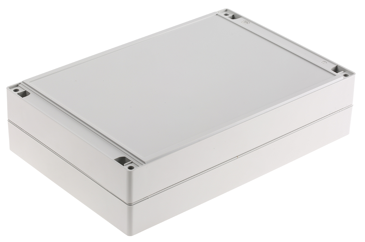 OKW Robust Box Series Grey ABS Enclosure, IP66, Grey Lid, 240 x 160 x 60mm