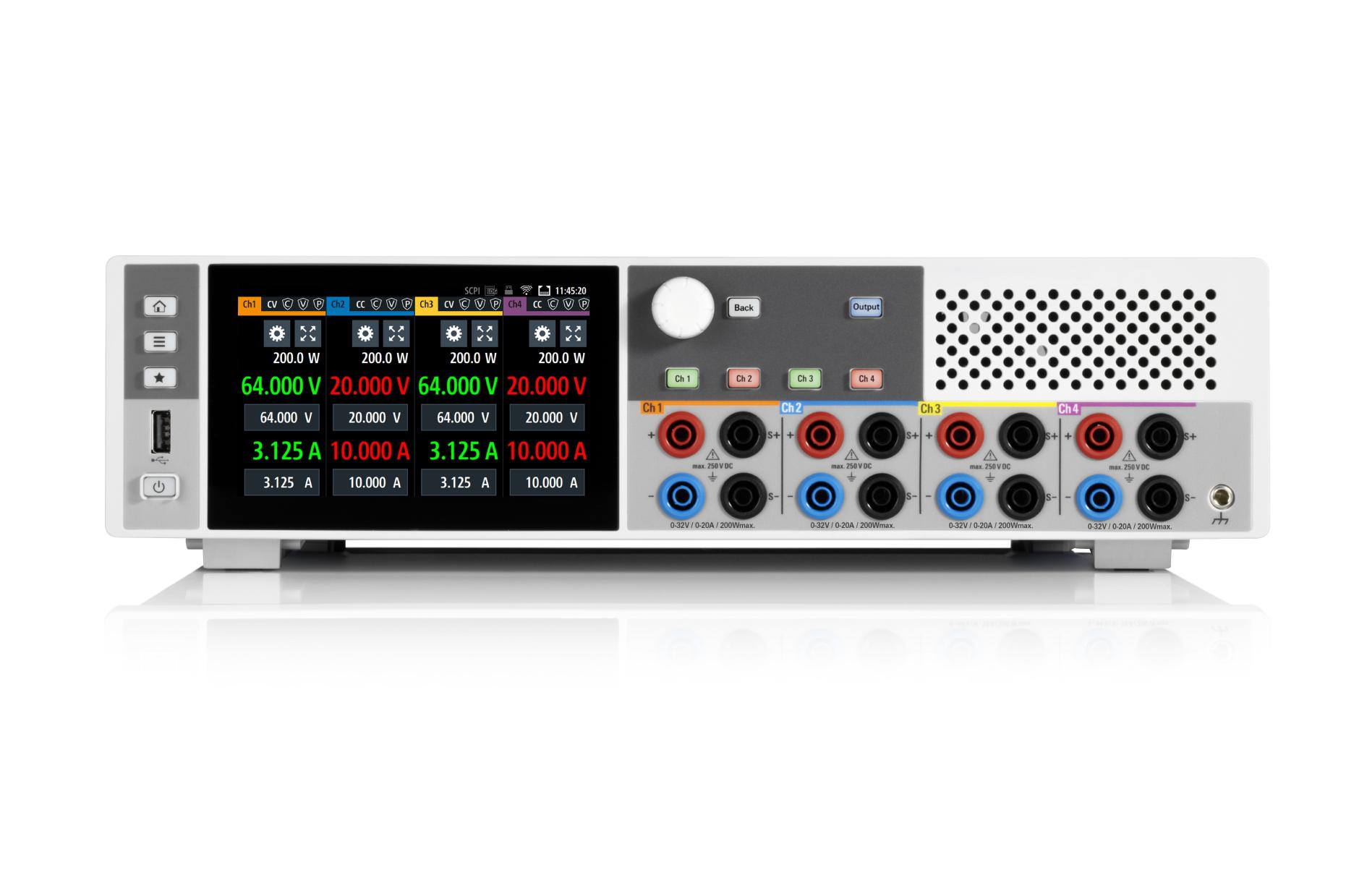 Rohde & Schwarz NGP800 Series Bench Power Supply Bundle, 0 → 64V, 10A, 4-Output, 800W