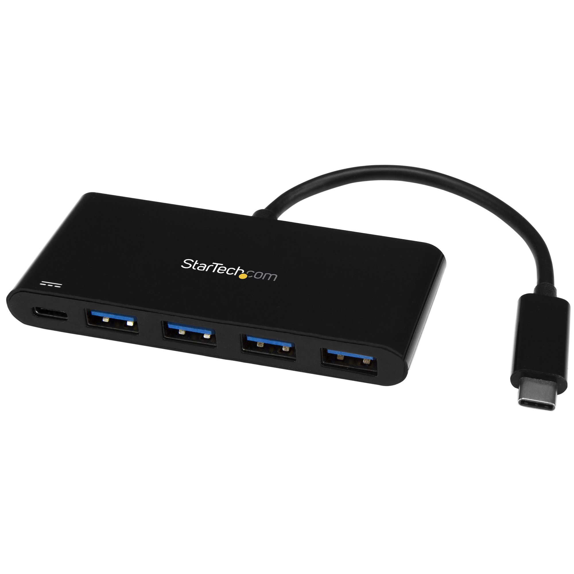 StarTech.com 4 Port USB 3.0 USB A, USB C  Hub, USB Powered, 93 x 40 x 11mm