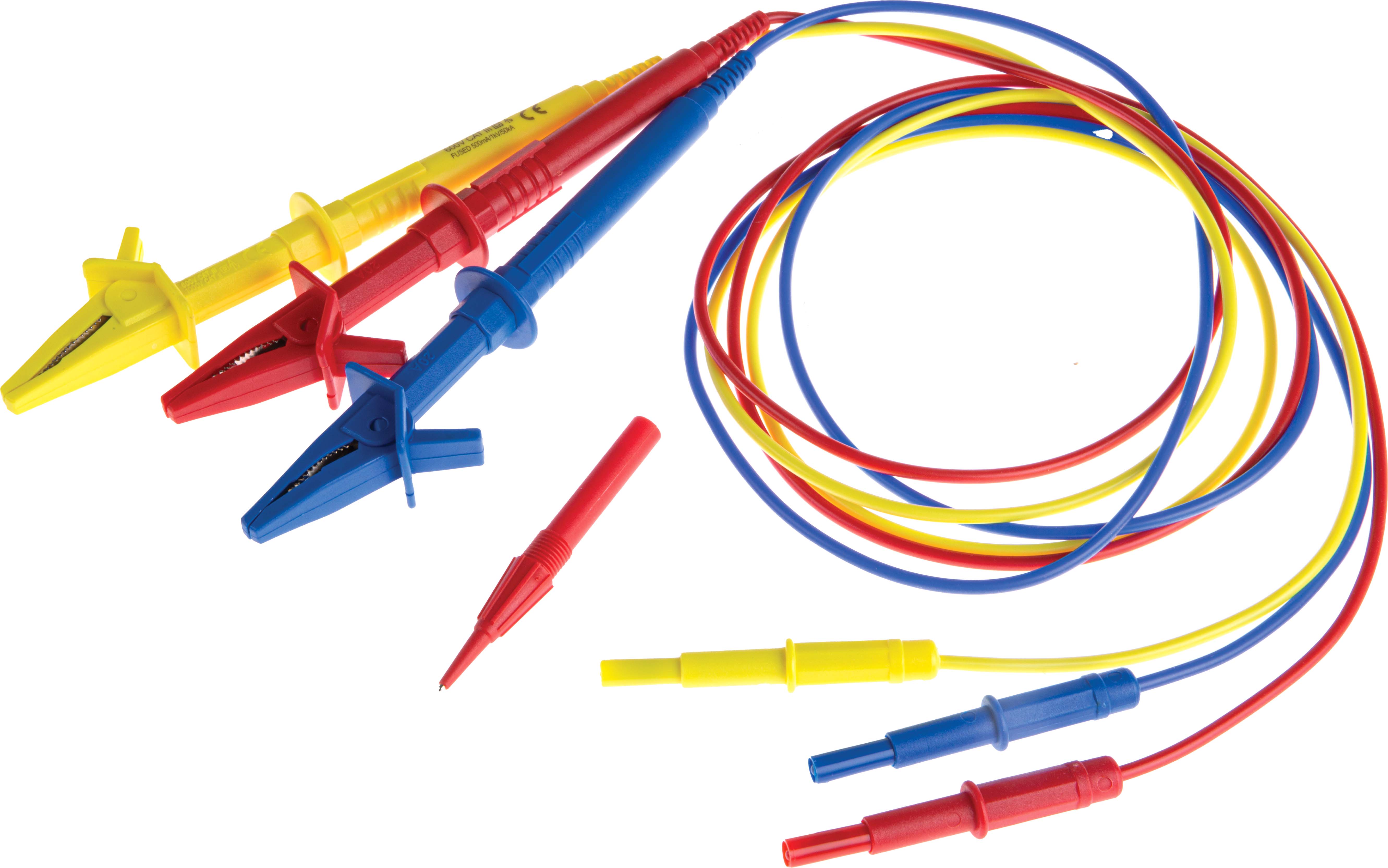 RS PRO Fused Test Lead, CAT III