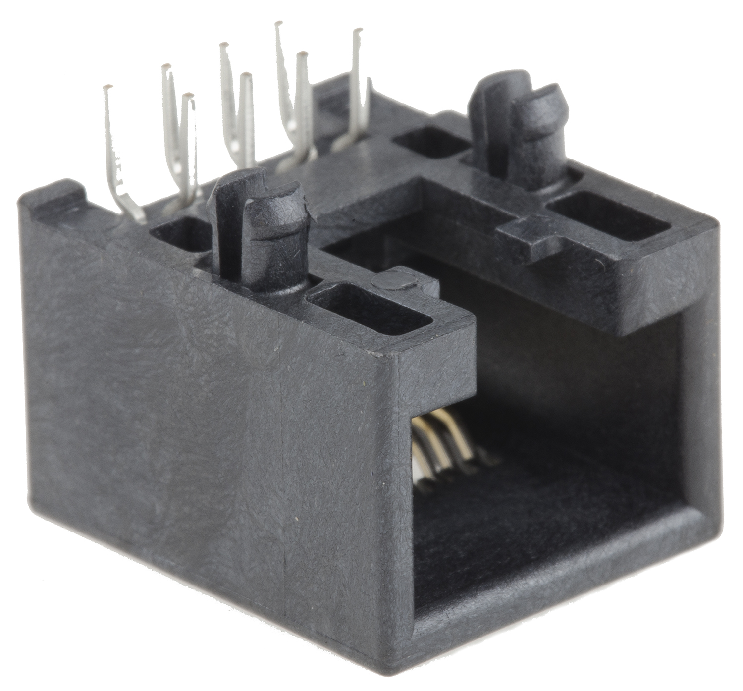 Molex 95501 Series Female RJ45 Connector, Through Hole, Cat3 Right Angle 1 Port 8P8C -Way