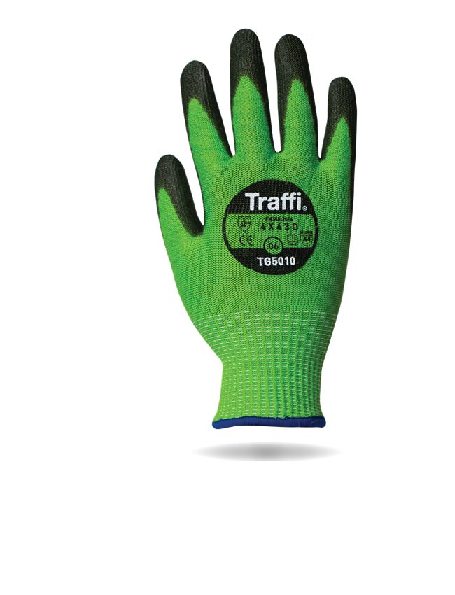 Traffi TG5010 Black, Green Elastane, Fibreglass, High Performance Polyethylene, Nylon, Polyester, Steel General Handling